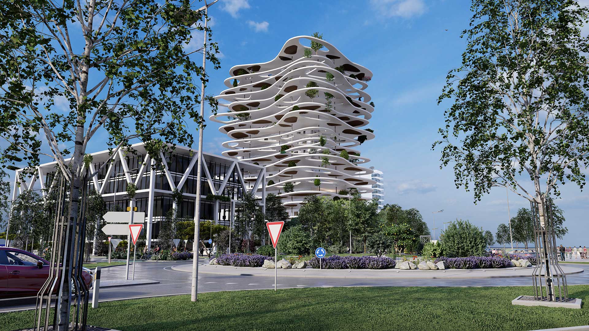 Architectes-Collectivites-projet-aménagement-urbain-perspective-3D-rond-point