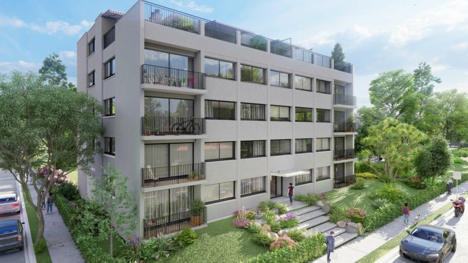 Architectes-images-3d-rendus-perspective-l4m-immeuble-collectif-vue-rue