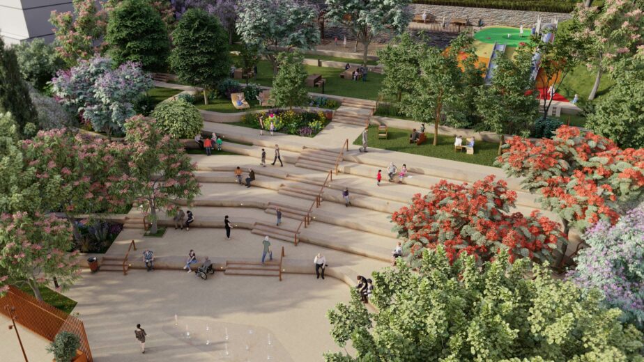 Architectes-Collectivites-images-3d-parc-paysager-ville-Mougins-vue-ensemble-projet