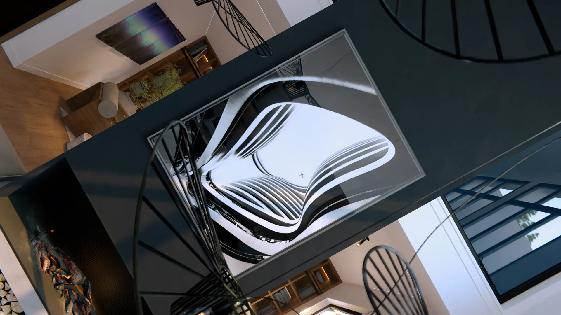 Architectes-images-3d-rendus-perspective-interieure-l4m-projet-harmonie-design-interieur-sculpture