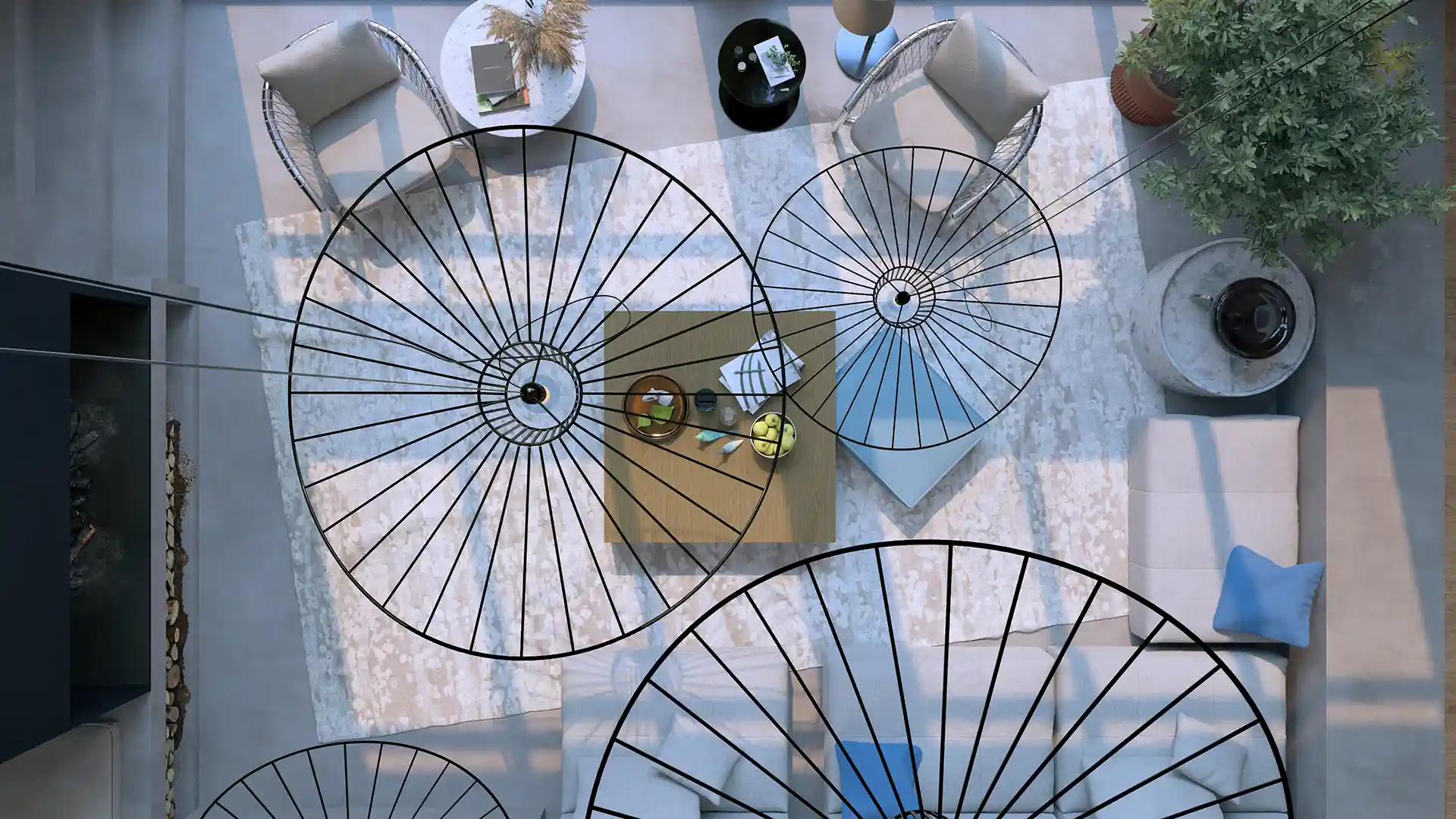 Architectes-images-3d-rendus-perspective-interieure-l4m-projet-harmonie-vue-haut-luminaires