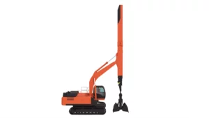 Camion-chantier-pelle-chenilles-cameleon-bras-allonge-studio-l4m-lumion-fbx