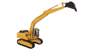 Camion-chantier-pelle-chenilles-long-bras-allonge-3d-studio-l4m-lumion-fbx