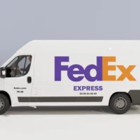 van-van-truck-delivery-deliverer-FedEx-cote-3d-vehicle-studio-l4m-lumion-fbx