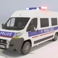 fourgon-van-camionette-police-policier-nationale-troisquart-3d-vehicule-studio-l4m-lumion-fbx